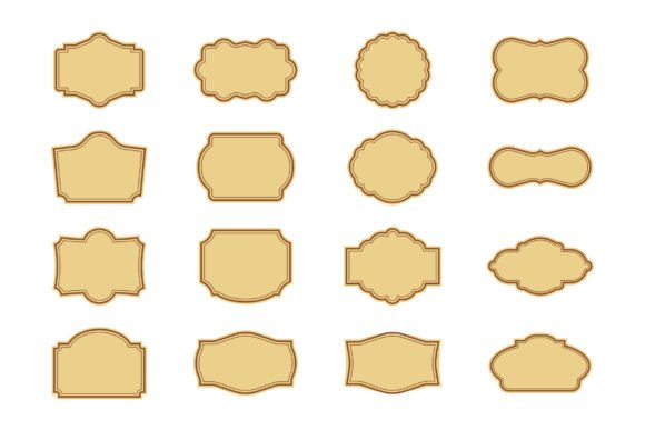 Download Vintage Frame Labels Set - Vintage frame Collection