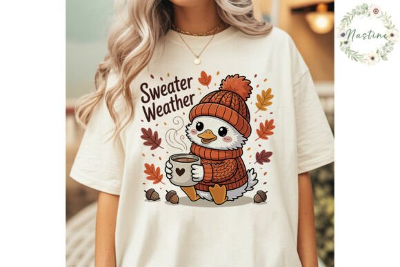 Download Cute Duck Sweater Weather PNG Clipart - Sweater weather png Collection