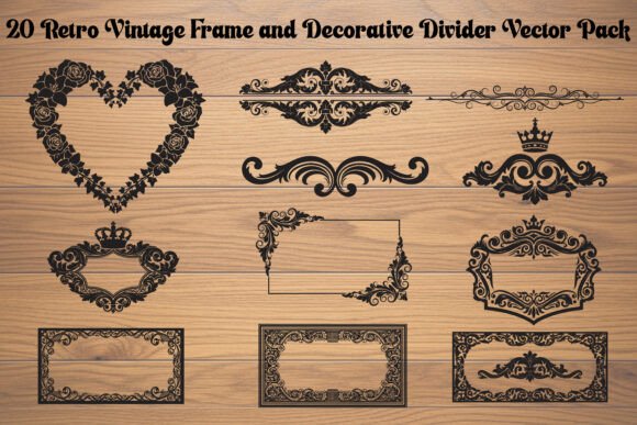 Download Retro Vintage Frame and Decorative - Premium Resources