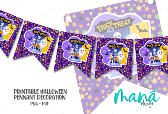 Download Printable Halloween Pennant Decoration - Decoration Collection